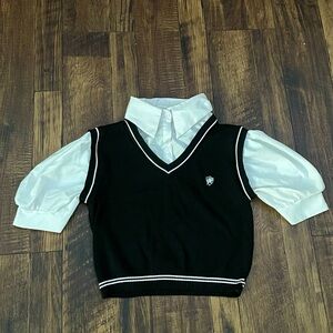 Arms fit a little smaller than the rest stops above elbow and its very soft